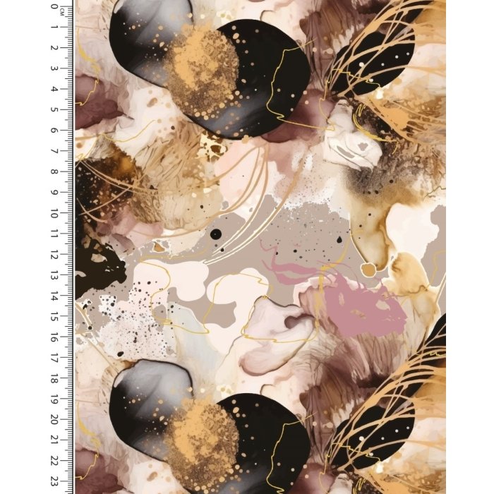 Viscose Jersey Digital Stylez Watercolour Art 5592