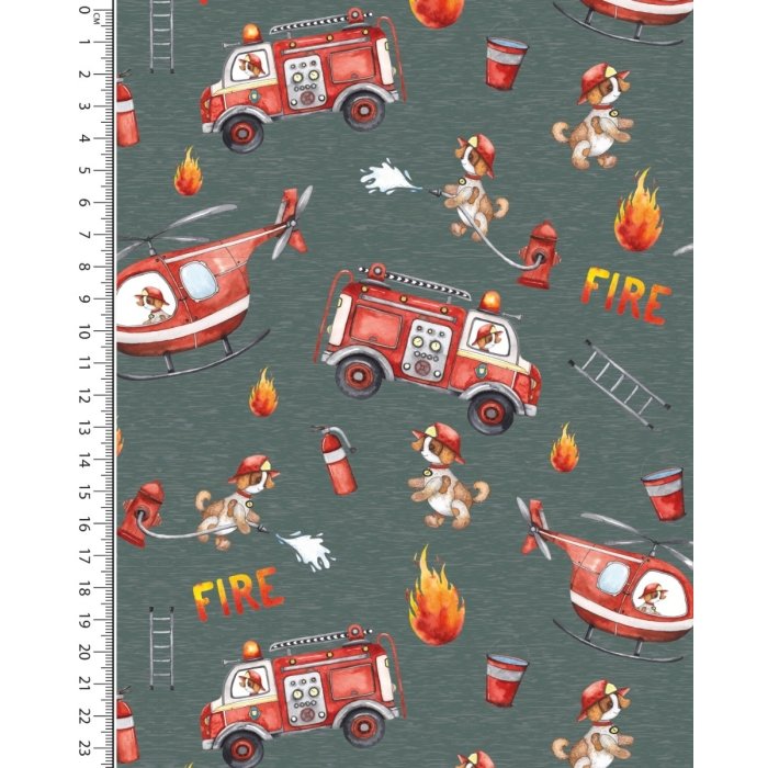 Sweat Brushed Digital Toff Fire Fighters 5601