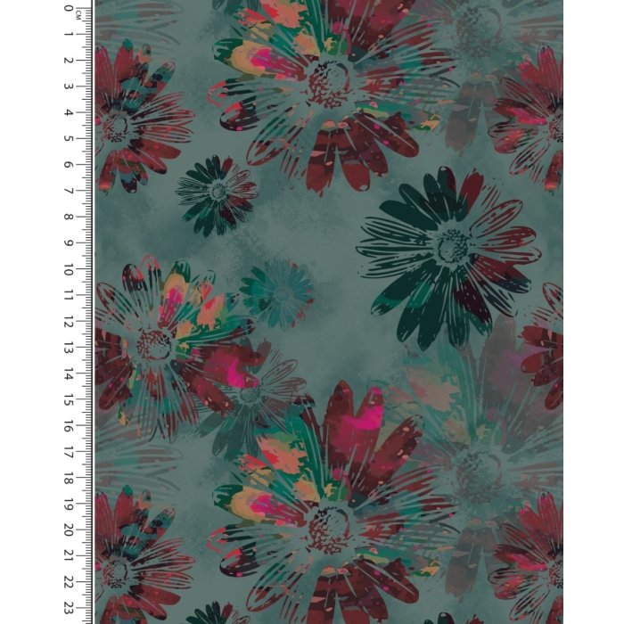 Alpensweat Digital Stylez Flower Multicolour 5617