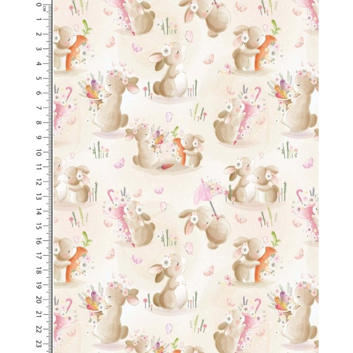 Jersey Digital Little Ones Cute Bunnies 5790