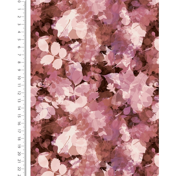 French Terry Digital Botanical Haze 6169