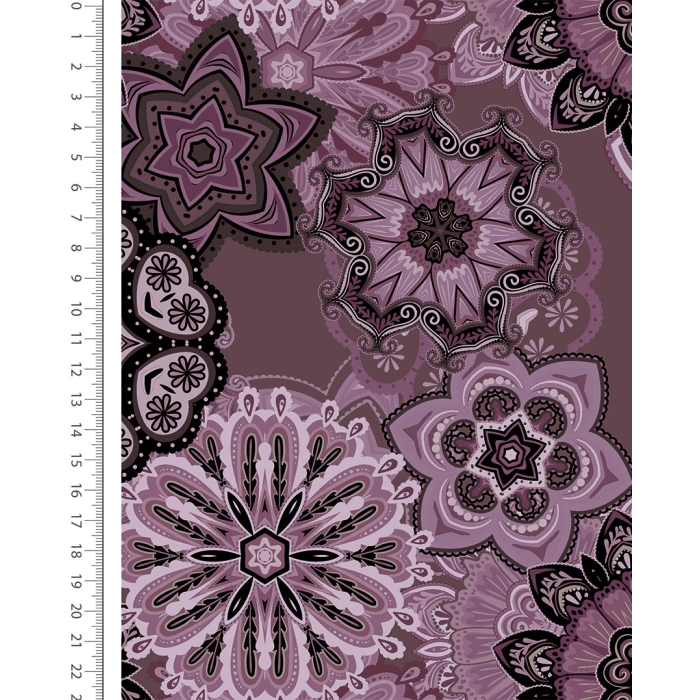 French Terry Digital Fantasy Mandala 6171