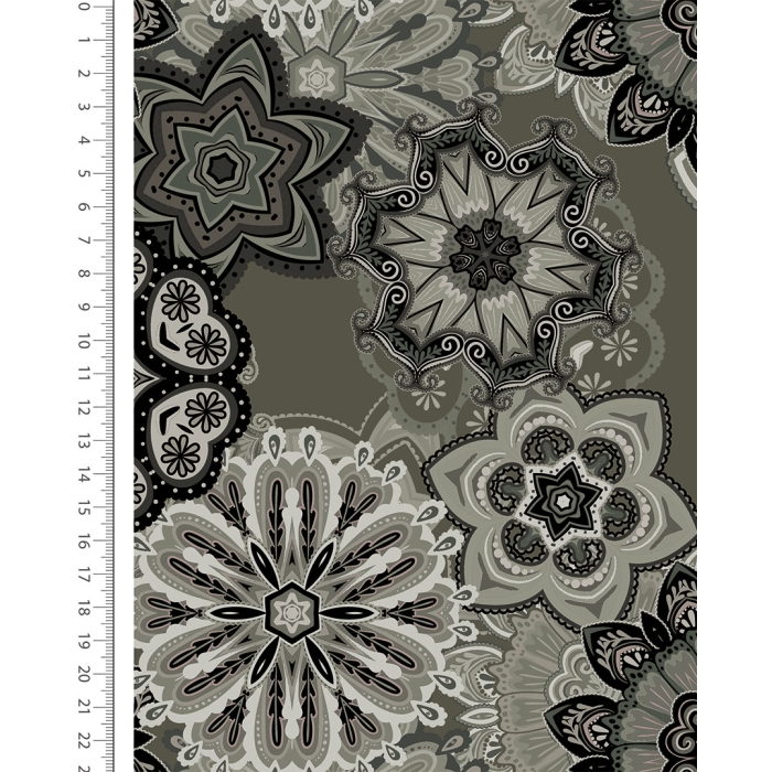 French Terry Digital Fantasy Mandala 6171