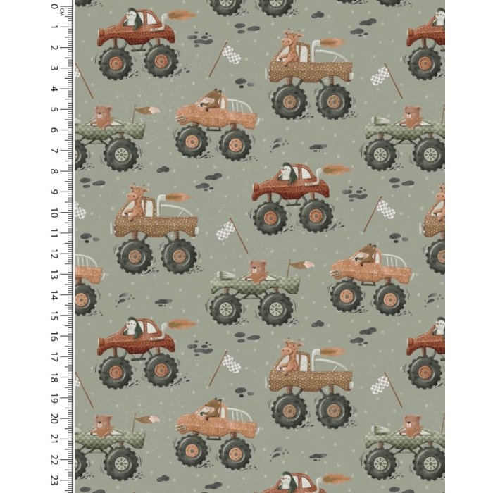 Jersey digital Monstertruck animals 5885