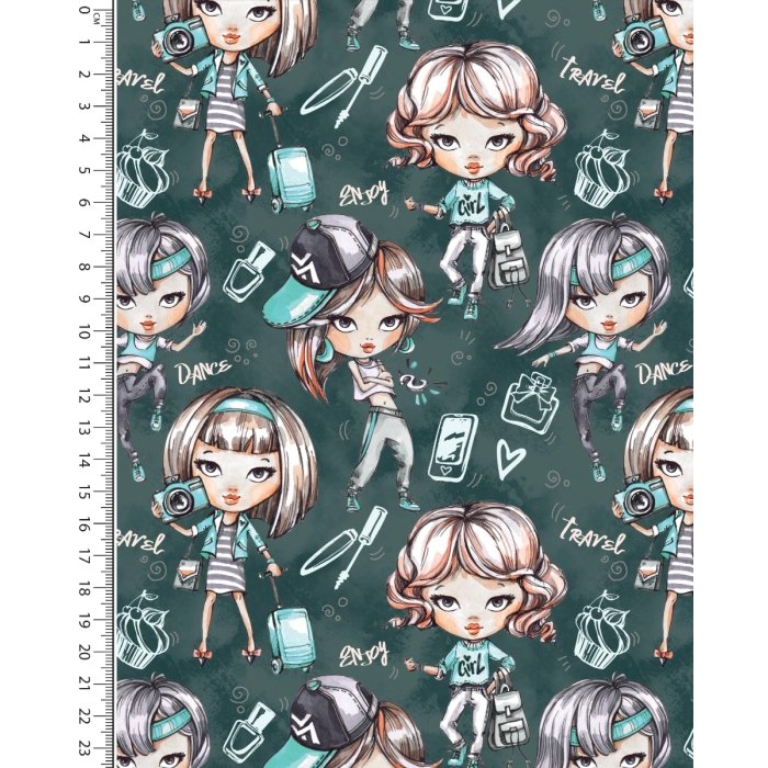 Alpen Fleece Digital Girls 5851