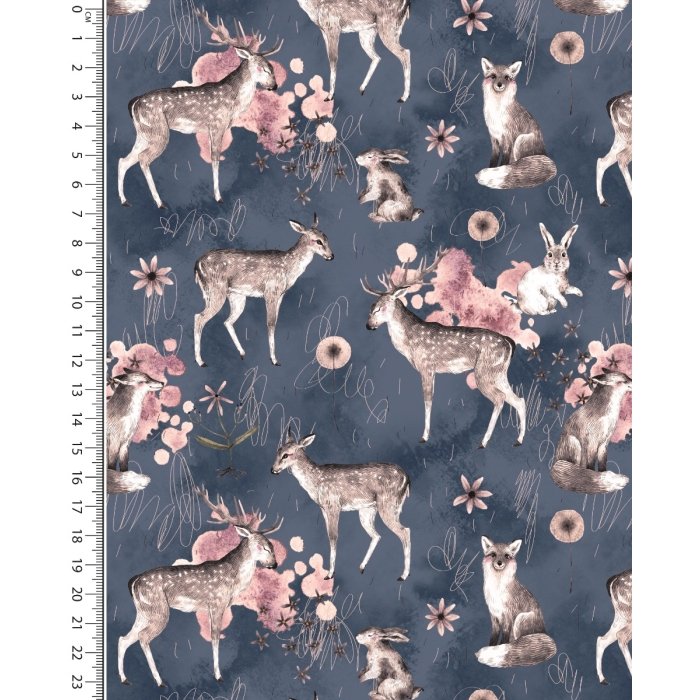 Alpen Fleece Digital Forest Animals 5860