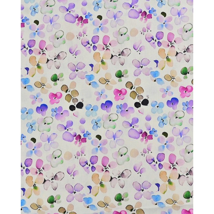 Poplin Digital Flowers 5831