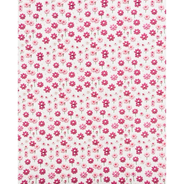 Poplin 3D Flower 5835