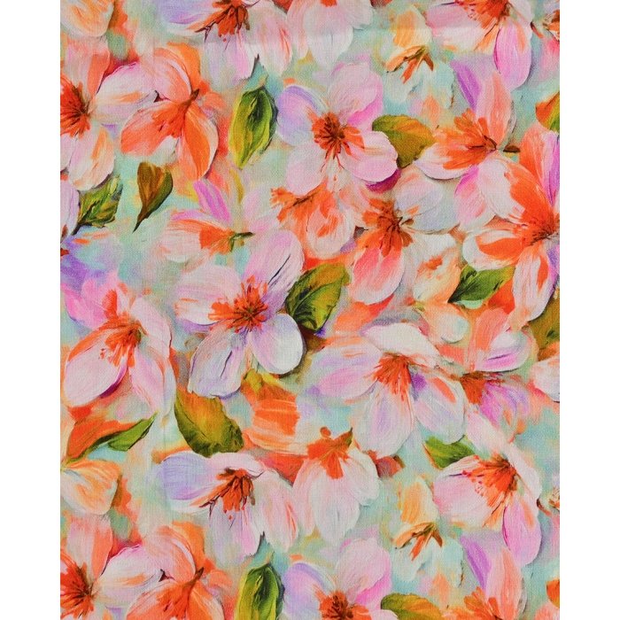 Viscose Crepe Flower 5962