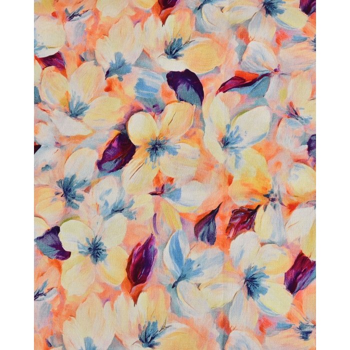 Viscose Crepe Flower 5962