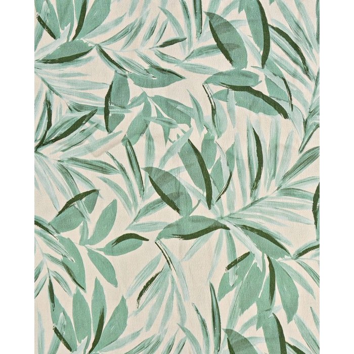 Viscose Crepe Digital Leaves 5988