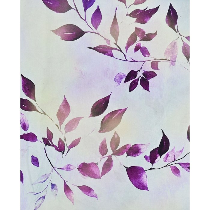 Poplin Stretch Leaves 5974