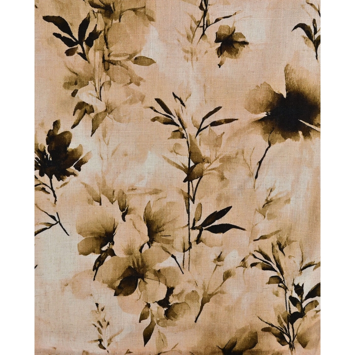 Viscose Linen Digital Leaves 6062