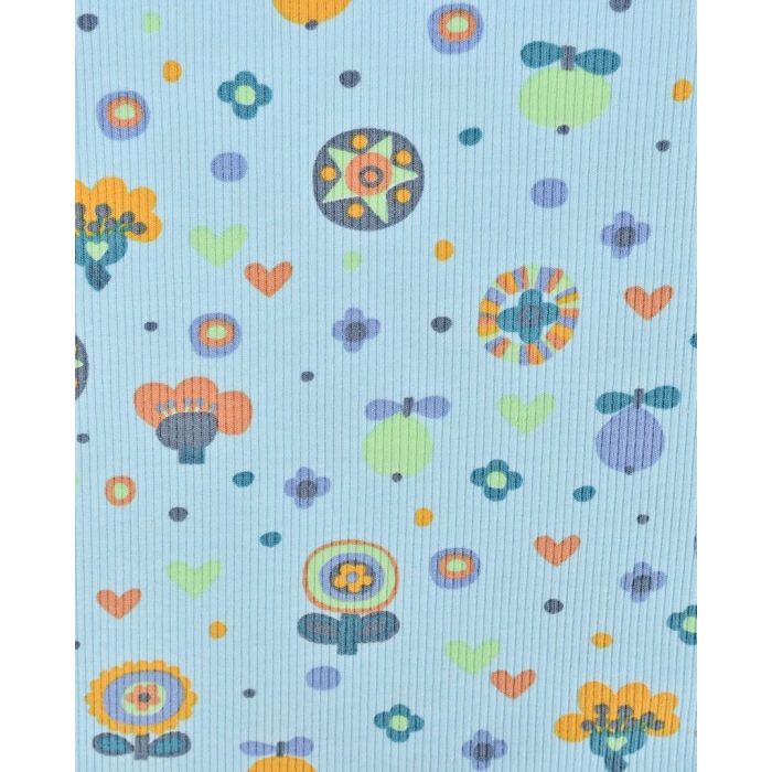 Canalé de punto toff retro flores 5260