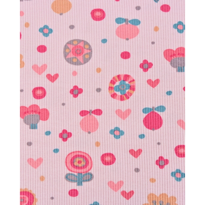 Canalé de punto toff retro flores 5260