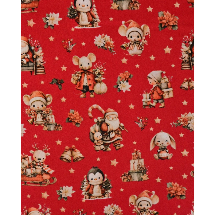 Poplin Digital Cute Christmas 6128