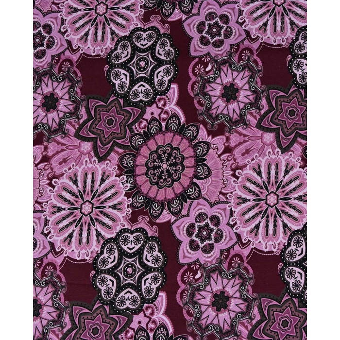 French Terry Brushed Digital Fantasy Mandala 6171