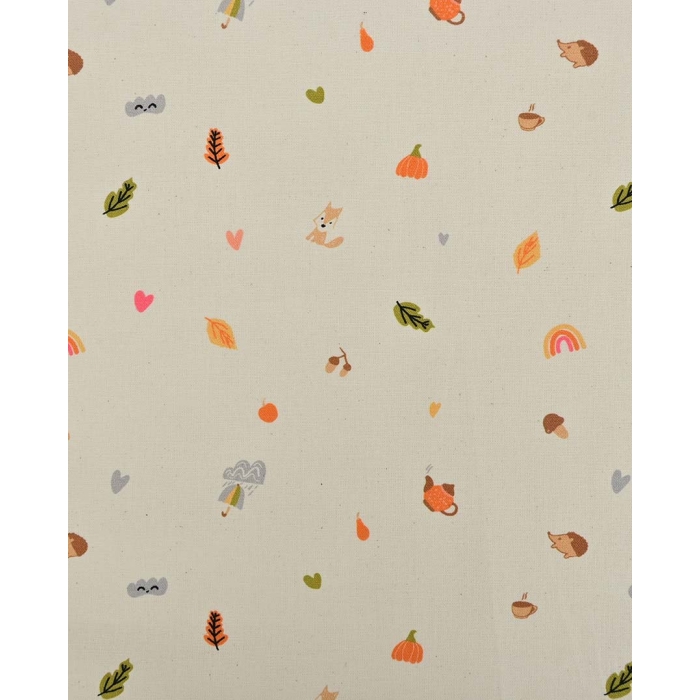 Poplin Organic Autumn 90087