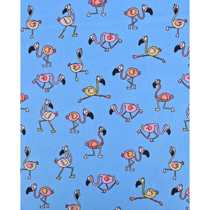 Poplin Flamingo 90115
