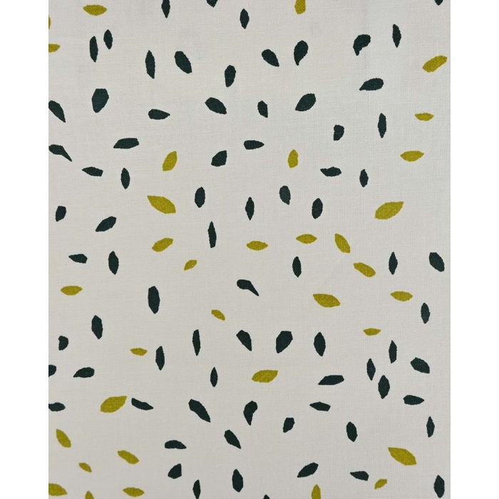 Poplin Organic Leaves 90095