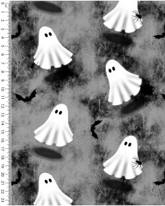 Poplin Digital Toff Halloween Ghosts 5624
