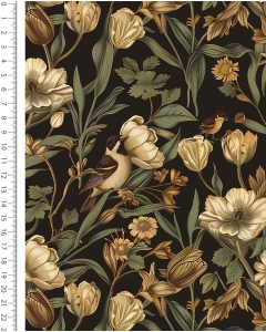 Alpen Fleece Digital Romantic Flower 6135