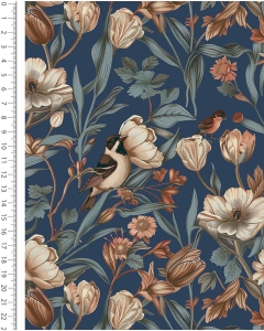 Alpen Fleece Digital Romantic Flower 6135