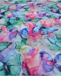 Jersey Digital Watercolor Butterfly 5933