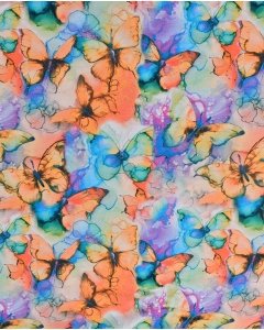 Jersey Digital Watercolor Butterfly 5933