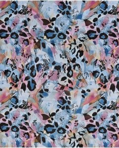 French Terry Digital Multicolor Leopard 5944
