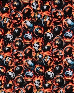 Jersey Digital Flaming Football 5928