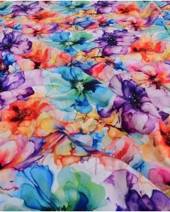 Jersey Digital Watercolor Flower 5927