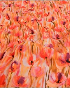 Cotton Stretch Satin Flower 5978