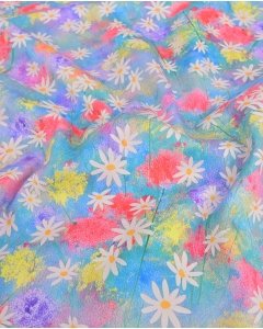 Cotton Stretch Satin Flower 5979