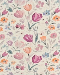 Bamboo Jersey Digital Flowers 5950