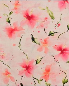 Poplin Stretch Flower 5975