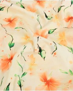 Poplin Stretch Flower 5975