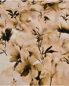 Viscose Linen Digital Leaves 6062