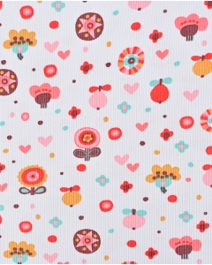 Canalé de punto toff retro flores 5260