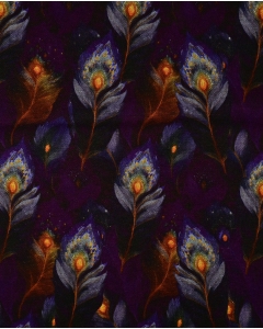 Punta Di Roma Digital Peacock Feathers 6117