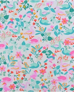 Poplin Water Birds 90010