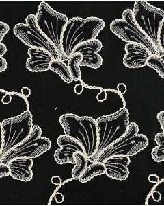 Jeans Embroidery Flower 6233