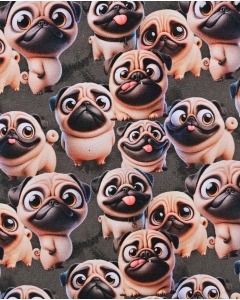 Sweat Digital Happy Pugs 6148