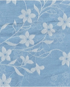 Denim Jacquard Flowers 6222