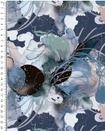 Viscose Jersey Digital Stylez Watercolour Art 5592