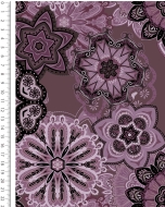 French Terry Digital Fantasy Mandala 6171