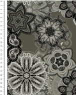 French Terry Digital Fantasy Mandala 6171