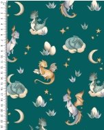 French Terry Digital Little Dragon 5902