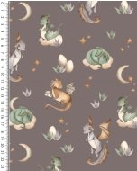 French Terry Digital Little Dragon 5902