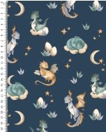 French Terry Digital Little Dragon 5902